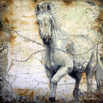 Susurros de caballos a través de la estepa 2 Pinturas al óleo